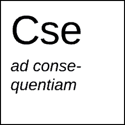 Tile for the argumentum ad consequentiam (Cse)