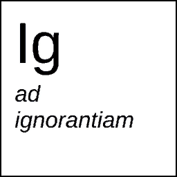 Tile for the argumentum ad ignorantiam (Ig)